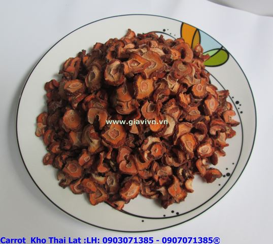 Cà Rốt Thái Lát phơi Khô