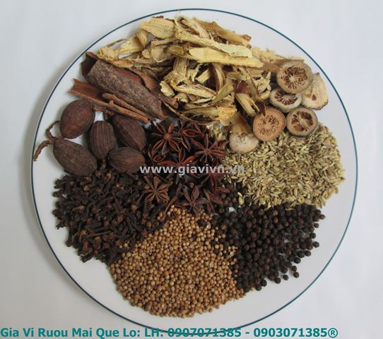 Gói Gia Vị  Sạch Làm Rượu Mai Quế Lộ Cao Cấp
