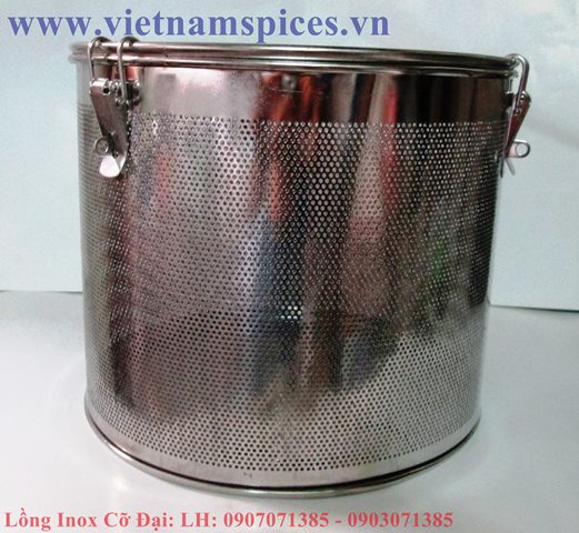 Lồng Inox Nguyên Tấm Cỡ Đại (24x24cm)